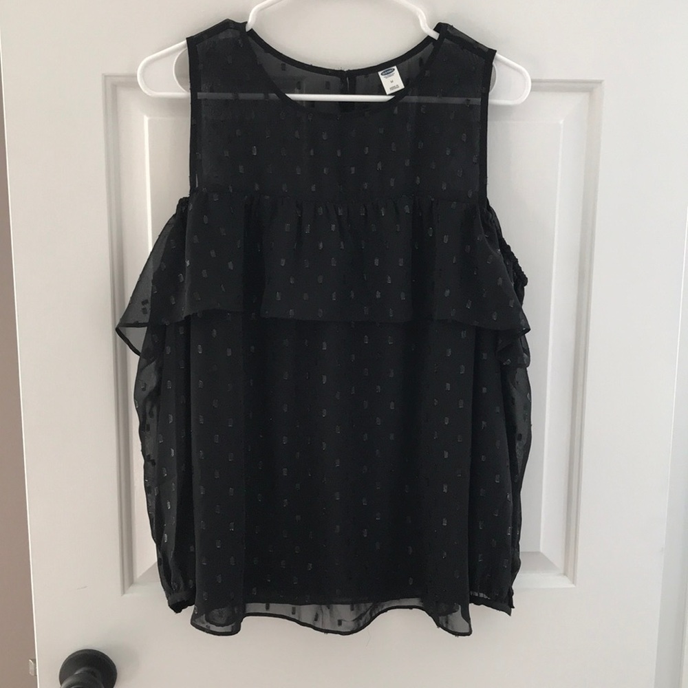 Old Navy Cold Shoulder Blouse Sz Med